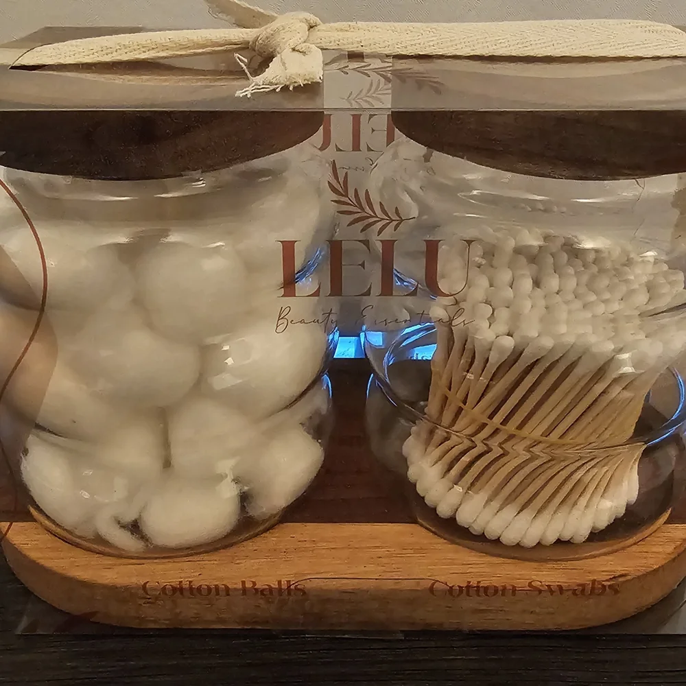 LELU Beauty Essentials Cotton Swabs and Balls Set